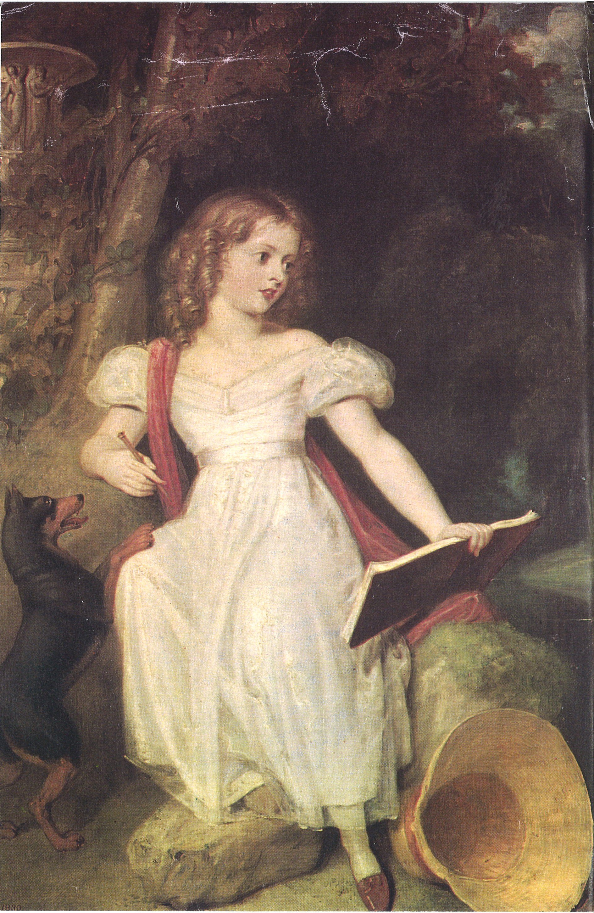 Princess Victoria aged about 10-11 years. Painted by Westall.jpg