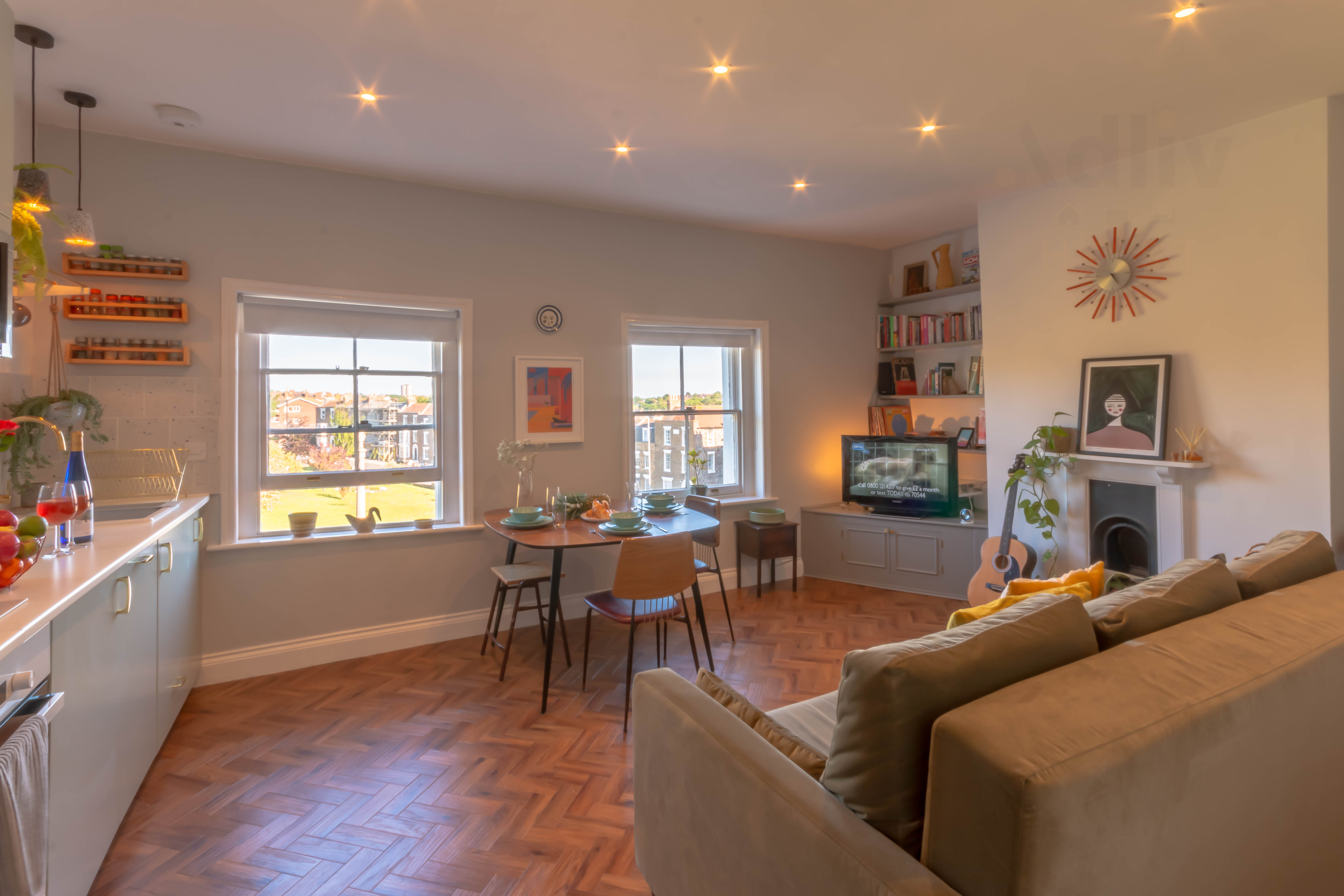 5 6Trinity 131 Kitchen Living Room