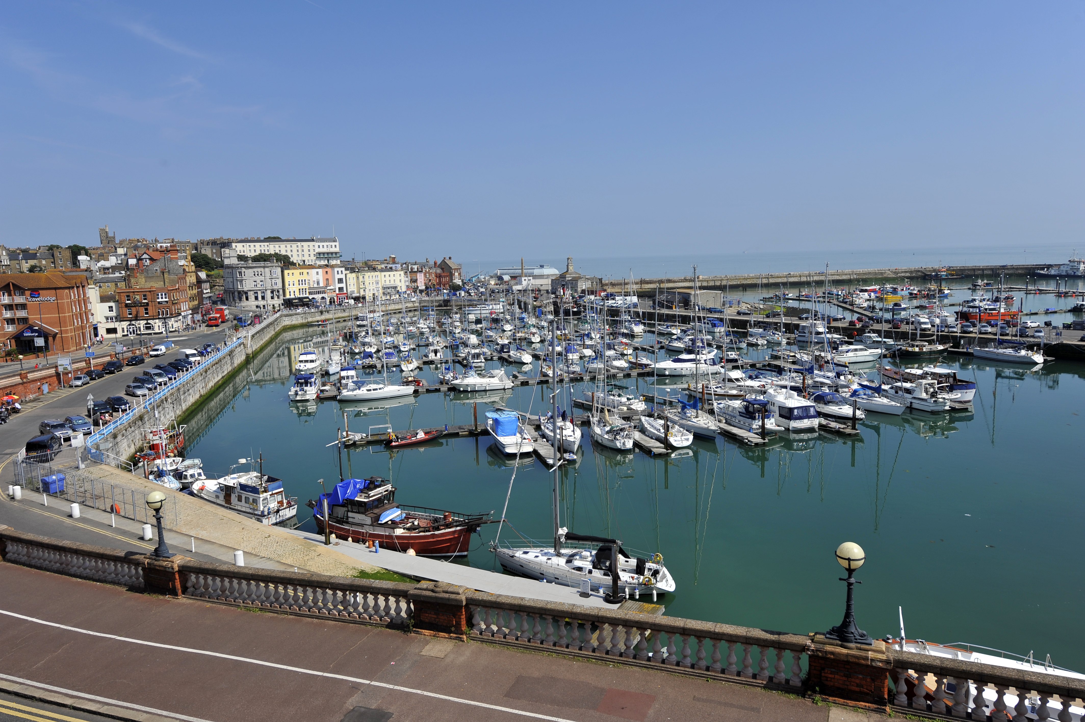 Royal Harbour Ramsgate from Westcliff Promenade.JPG